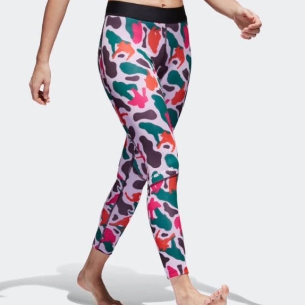 ADIDAS, Colorful Camouflage Women's Leggin